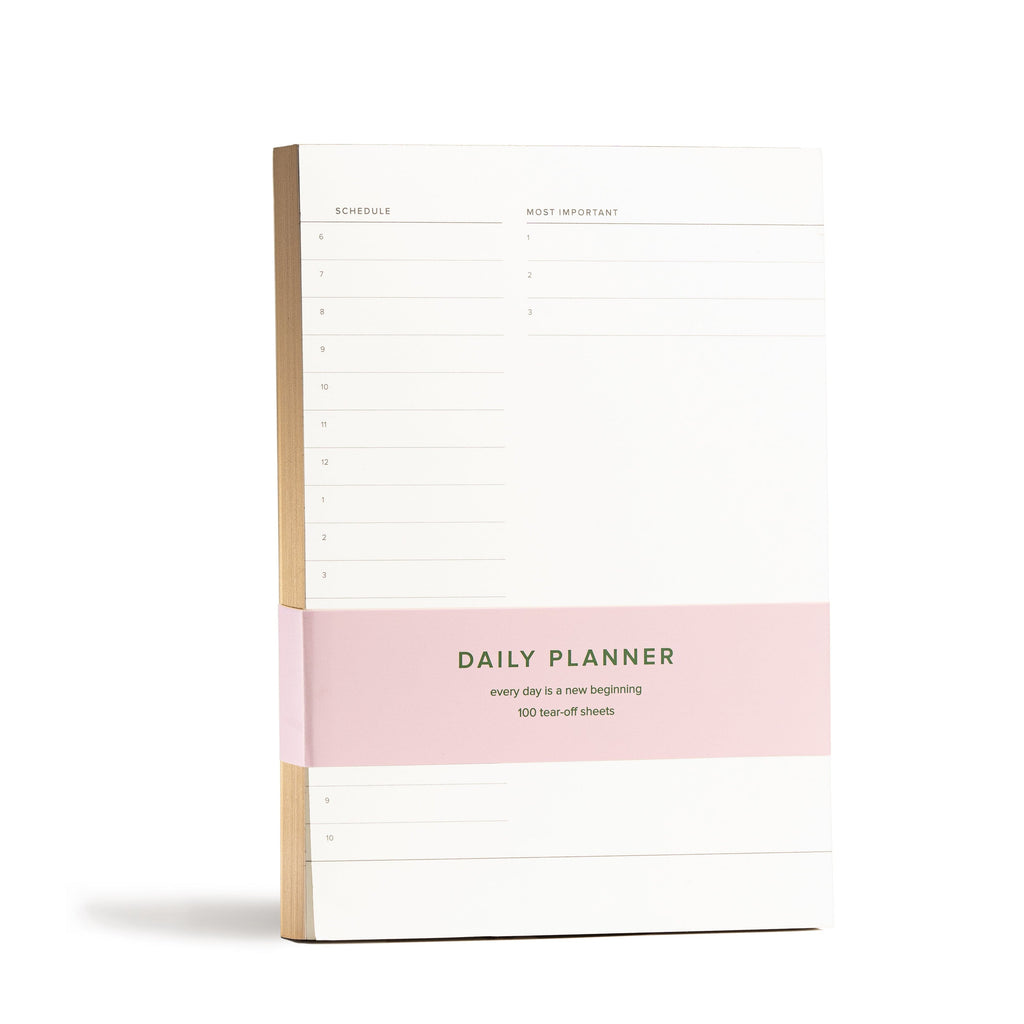 Kunitsa Co. Gold Daily Planner Pad Daily Planner Pad