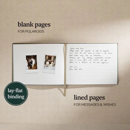 Kunitsa Co. Guest Book Wedding Guest Book - Blank Sign in Book for Special Occasions Wedding Guest Book - Blank Sign in Book for Special Occasions