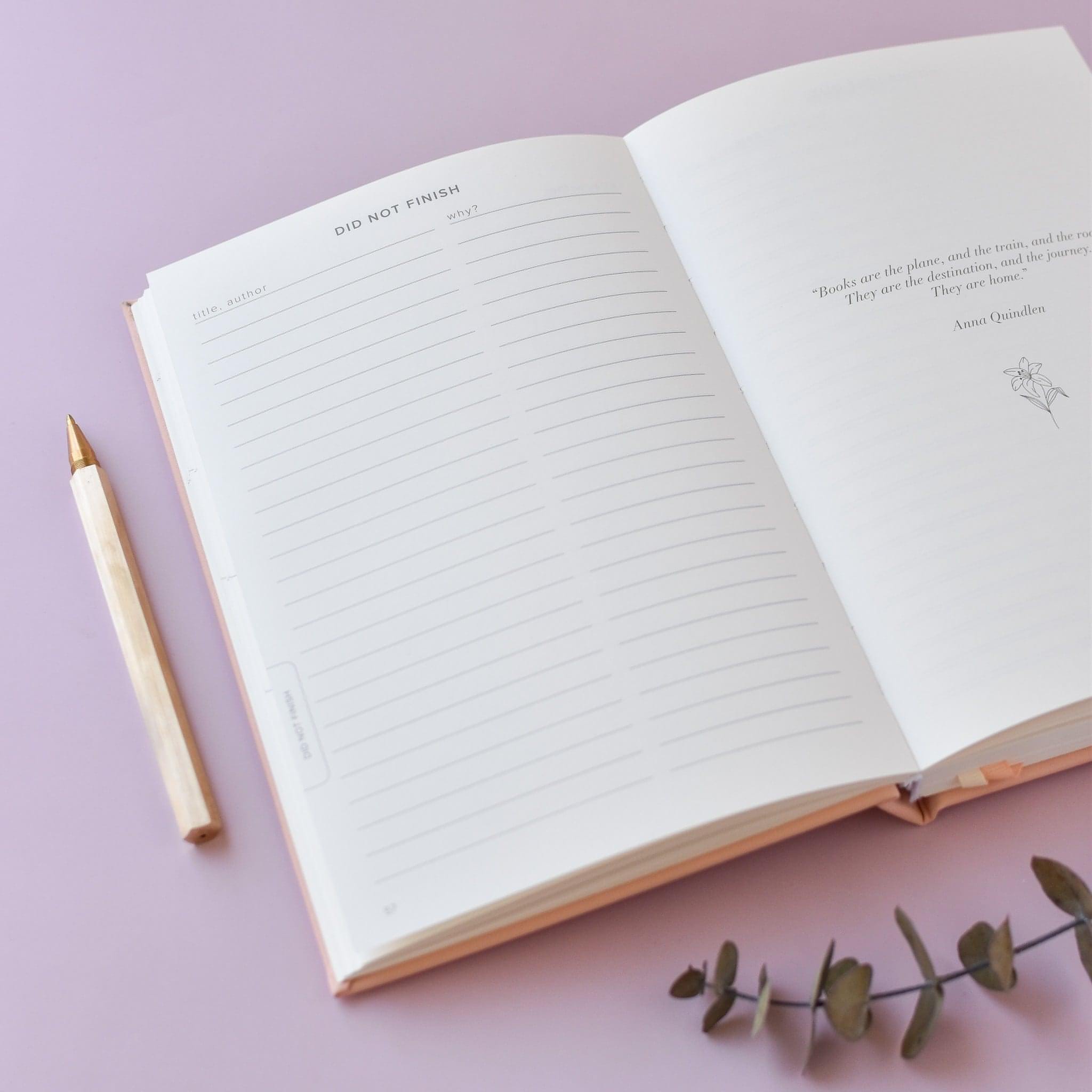 Reading Journal (Avid Reader)